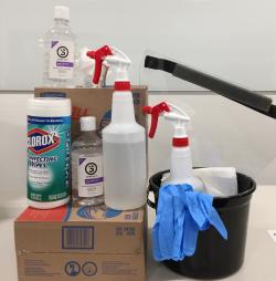 Sanitizing kit during COVID