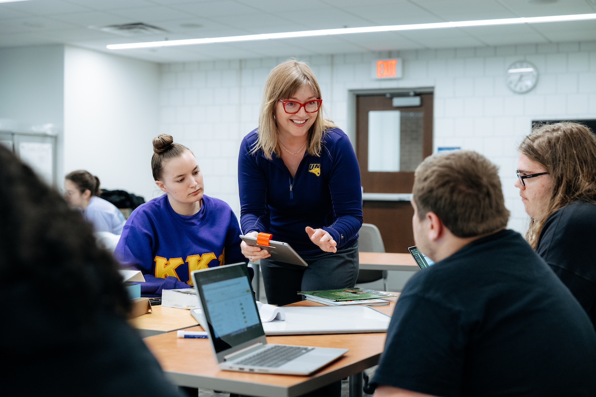 Magda Galloway in instructional design class