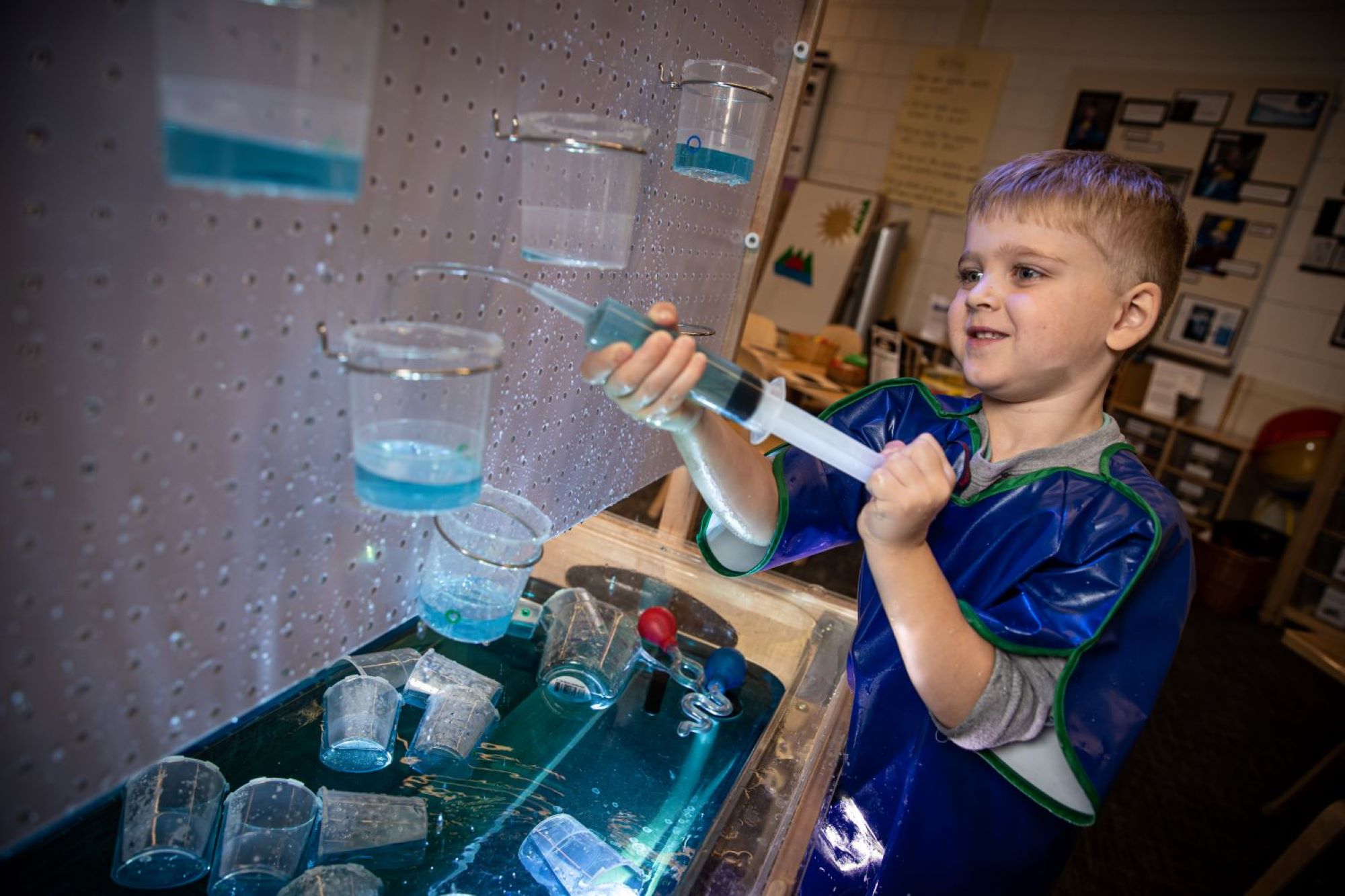 STEM early childhood work with water