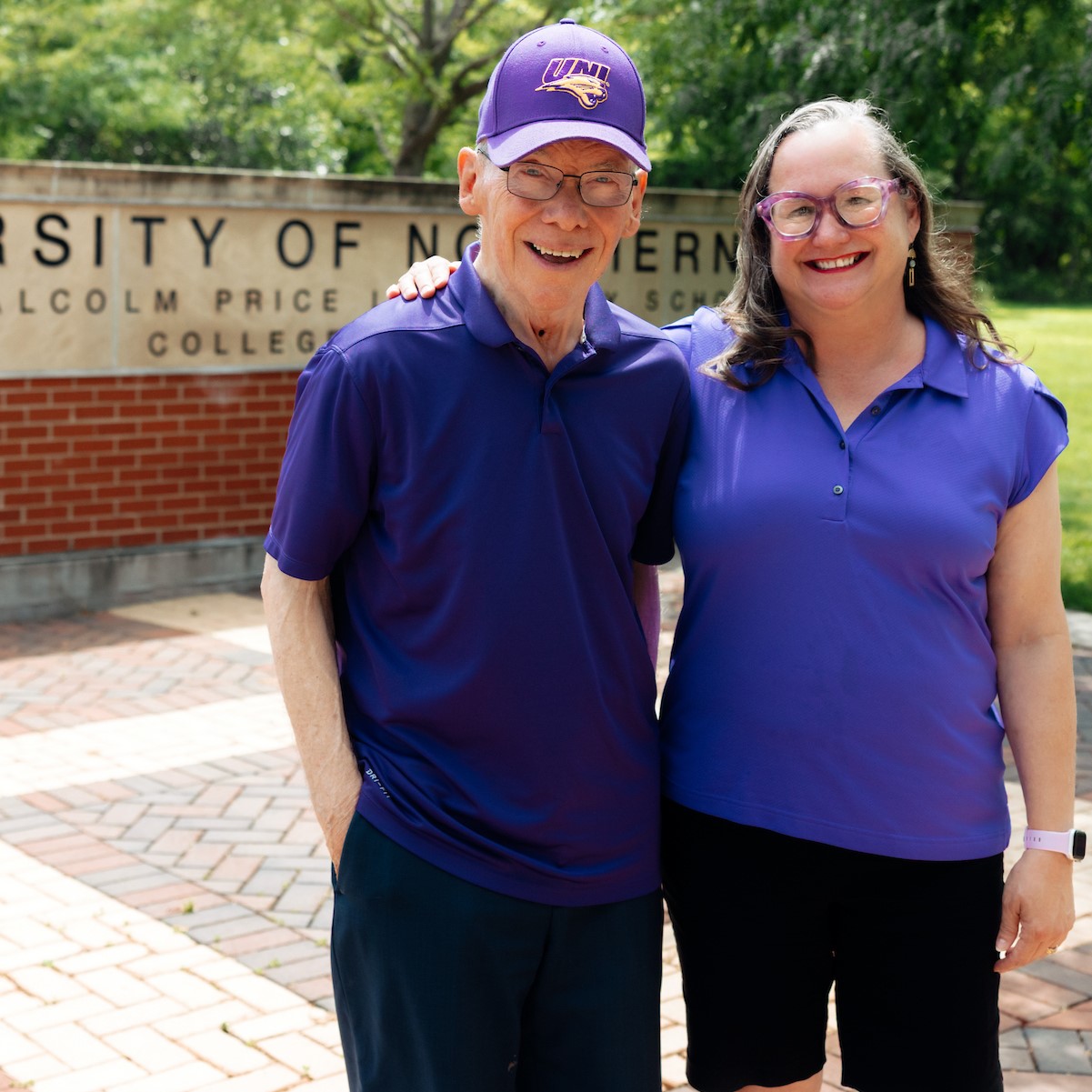 Barry Wilson and Becky Wilson Hawbaker
