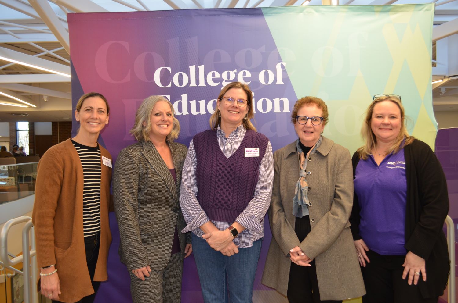 Tubbs Teaching Connections with speaker Carole Basile, second from right