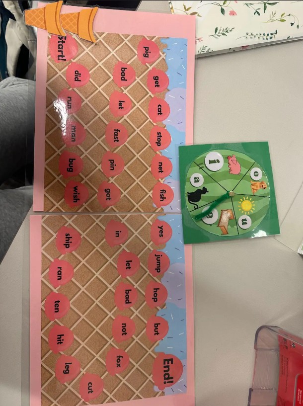 image of the word game board