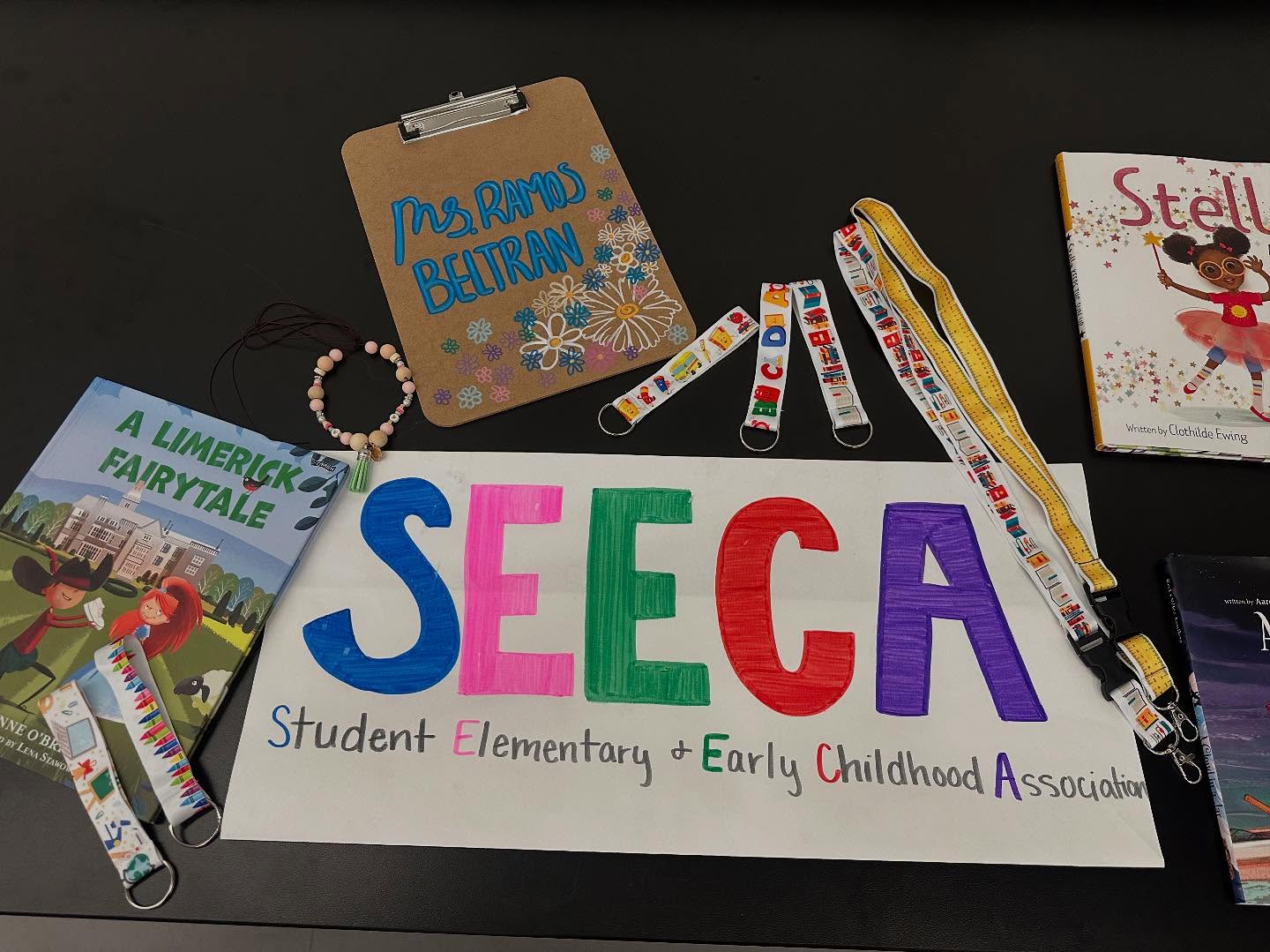 SEECA chapter materials on table