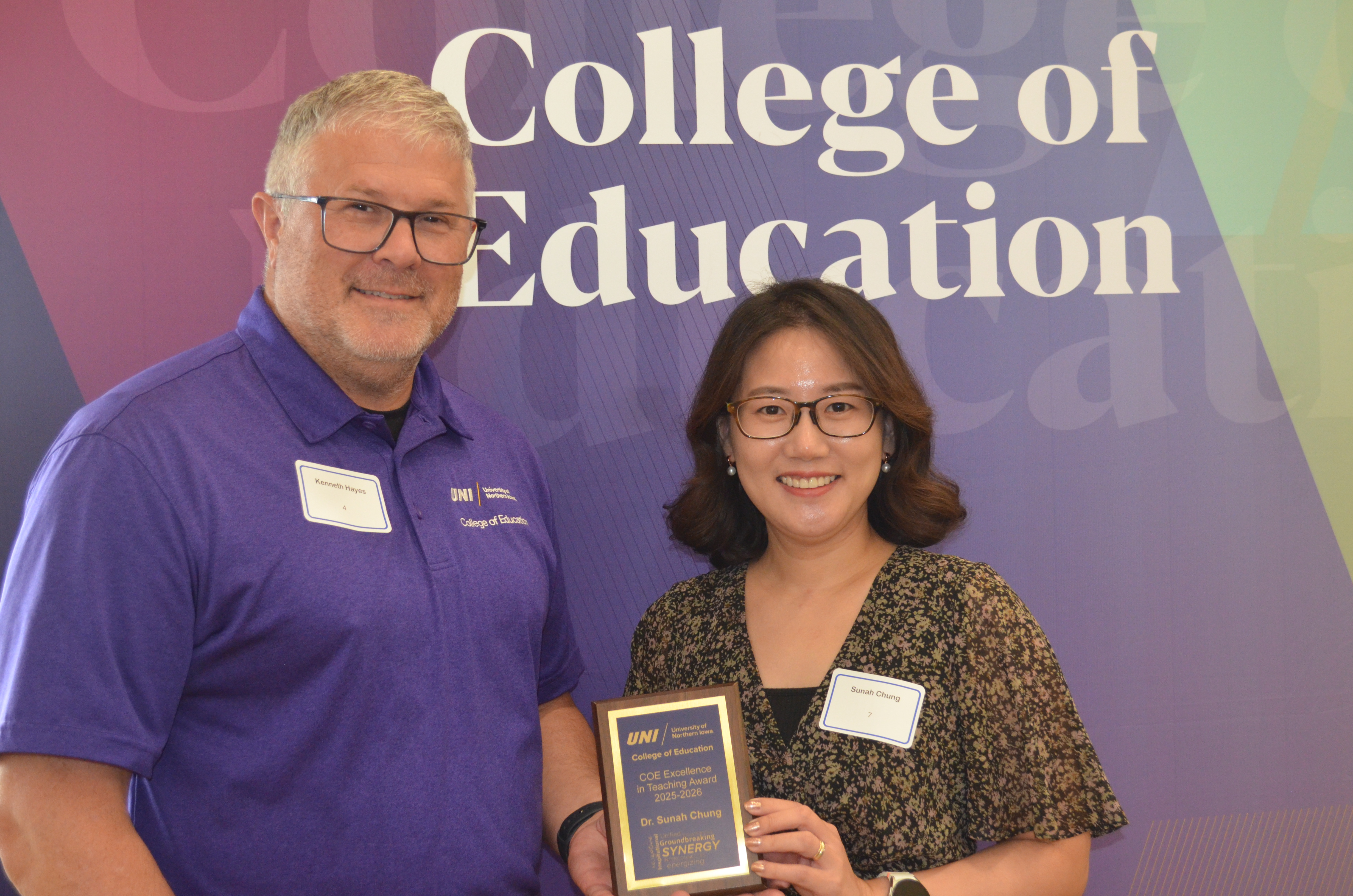 Sunah Chung, Teaching Award 