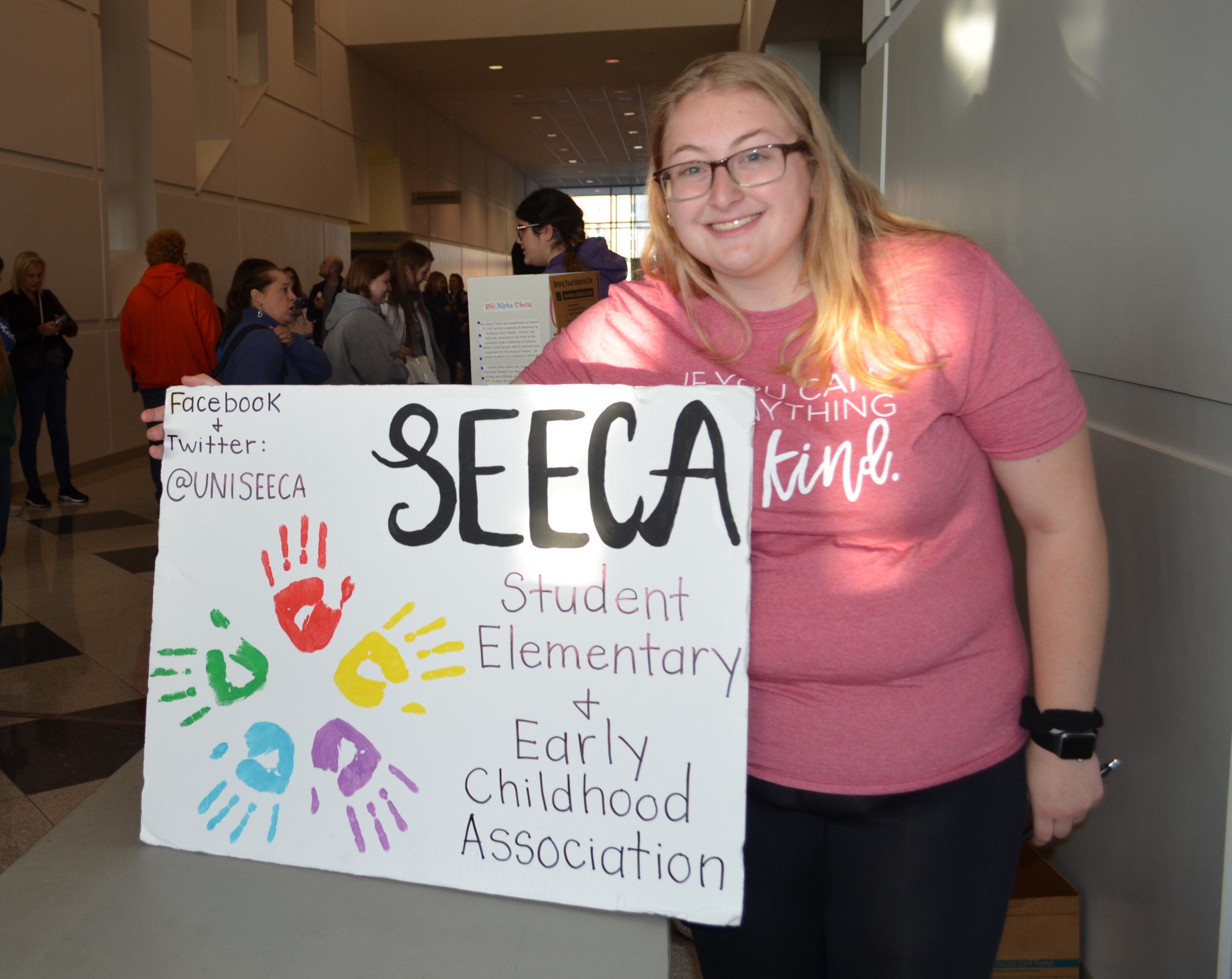SEECA student organization representative at Made to Teach