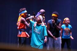 Waterloo students performing hip-hop