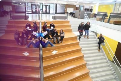 Learning Stair in Schindler Education Center