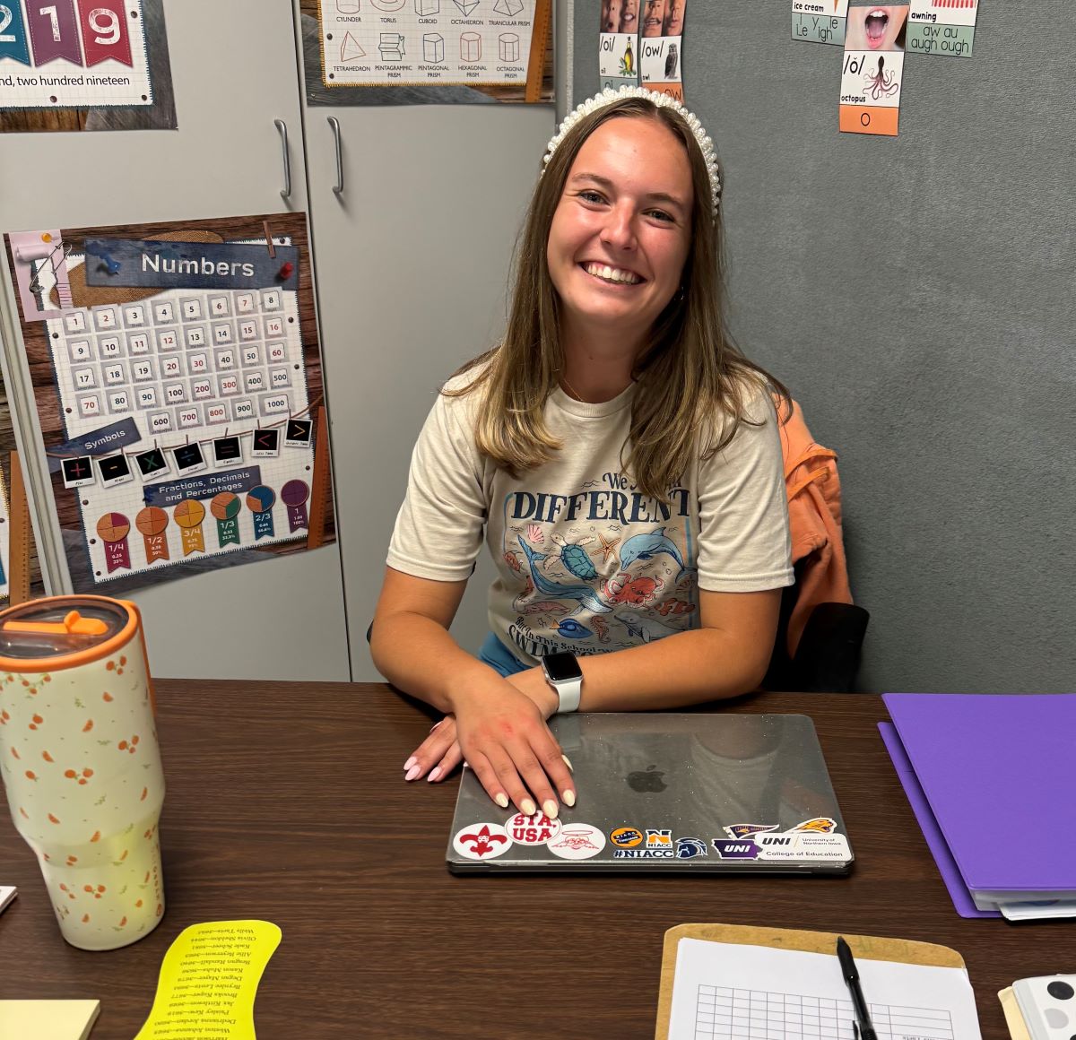 Kennedy Schwiesow, graduating senior in elementary education 