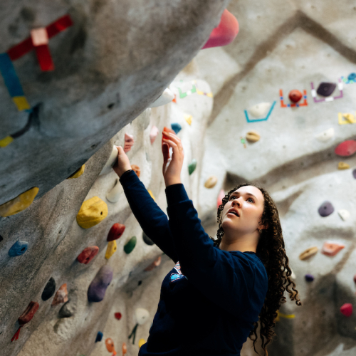Rock climbing at the WRC