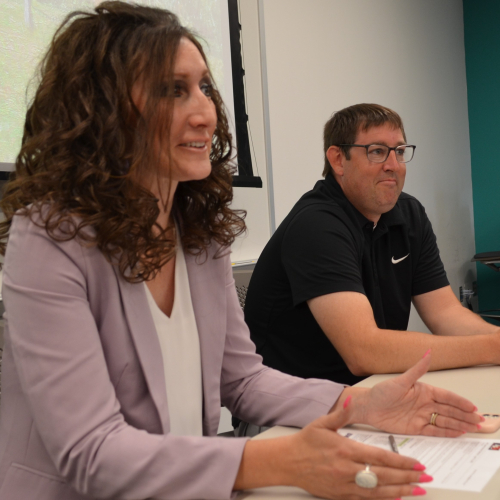 Superintendency seminar in classroom 